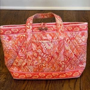 Vera Bradley Retired Sherbert Tote